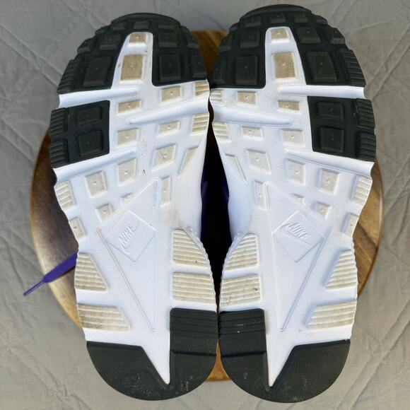 Nike Huarache Run Ultra Now Big Kids BQ7096-300 Green Grape Pink Shoes Youth 5 - Picture 10 of 11